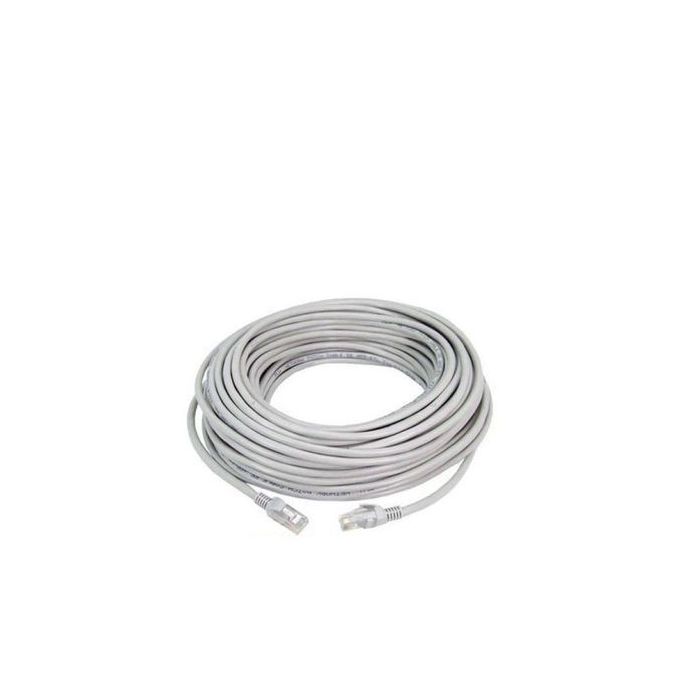 Câble Réseau FTP - Blindé Et Serti- 15m - Cat 6 - Gris