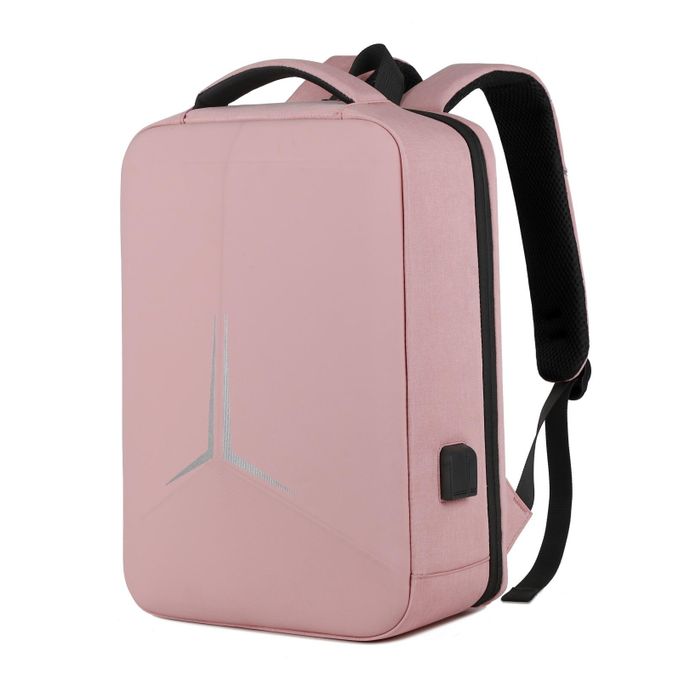 Sac à dos Antho - Neuf - pour PC portable 15.6 Pouces  Avec Code Pin + Port USB - Rose