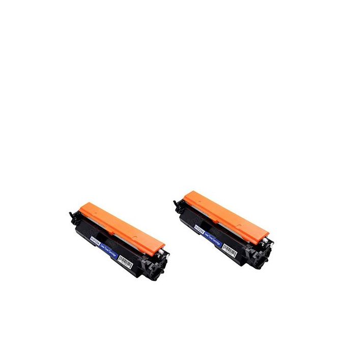 Lot De 2 Cartouches Compatibles Toner 30A (CF230A) - Noir