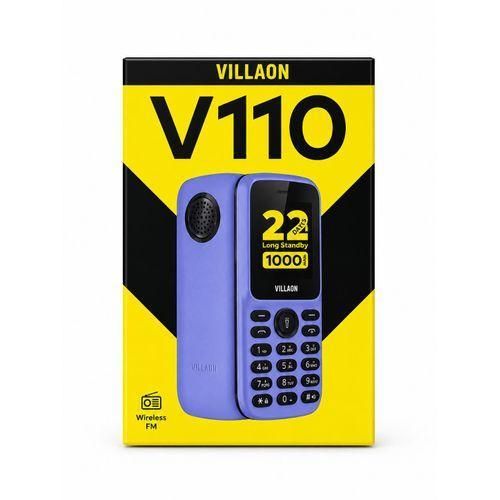 Bescla VILLAON V110 – Téléphone Portable Double SIM avec Écran 1.77" et Batterie 1000 mAh - Petit Téléphone Basique - Téléphone à Touche