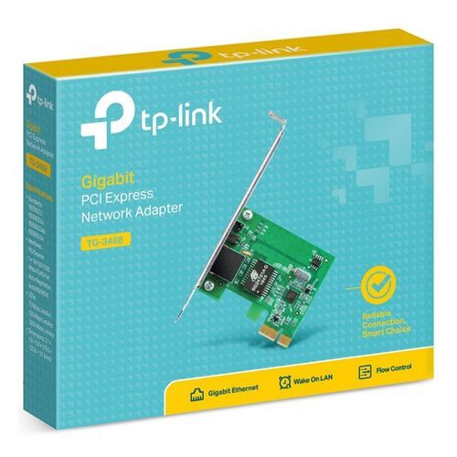 Carte Réseau TP-Link PCI Express Gigabit TG-3468 - Vert