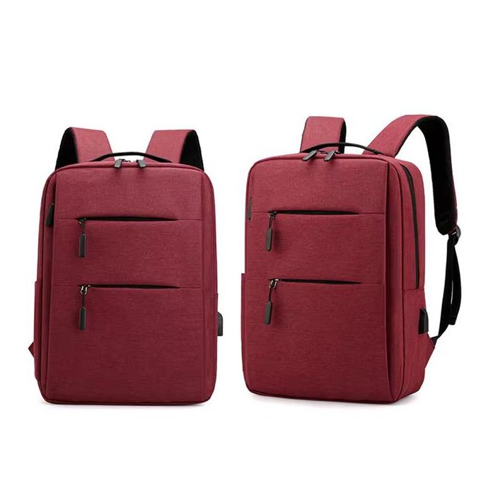Sac à Dos ANTHO - Neuf - 15.6 Pouces - Pour pc Portable - Avec Port USB  - Model 2126 - Rouge