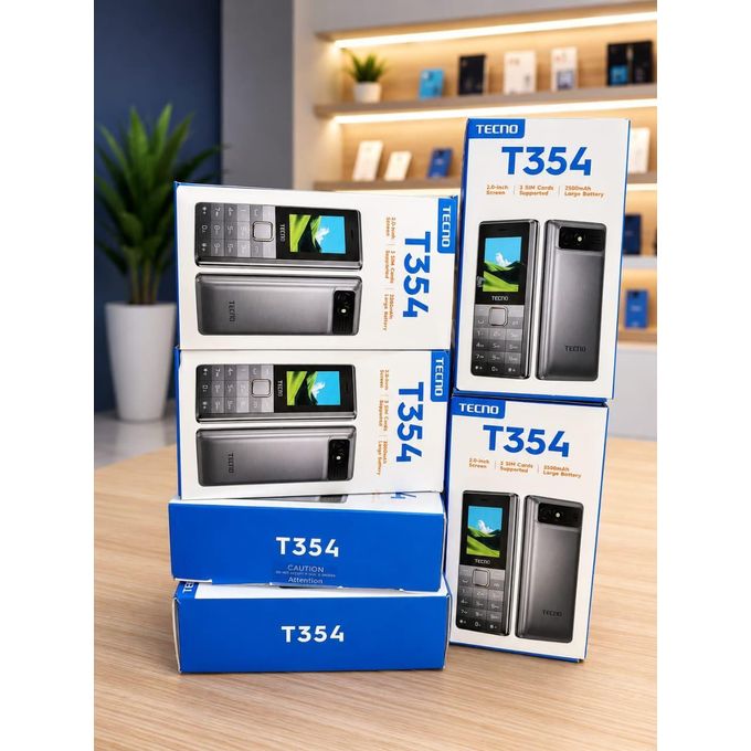 Bescla Tecno T354 - 3 SIM, USB-C, haut-parleur FM, lampe torche, batterie 2500 mAh - Petit Téléphone Basique - Téléphone à Touche