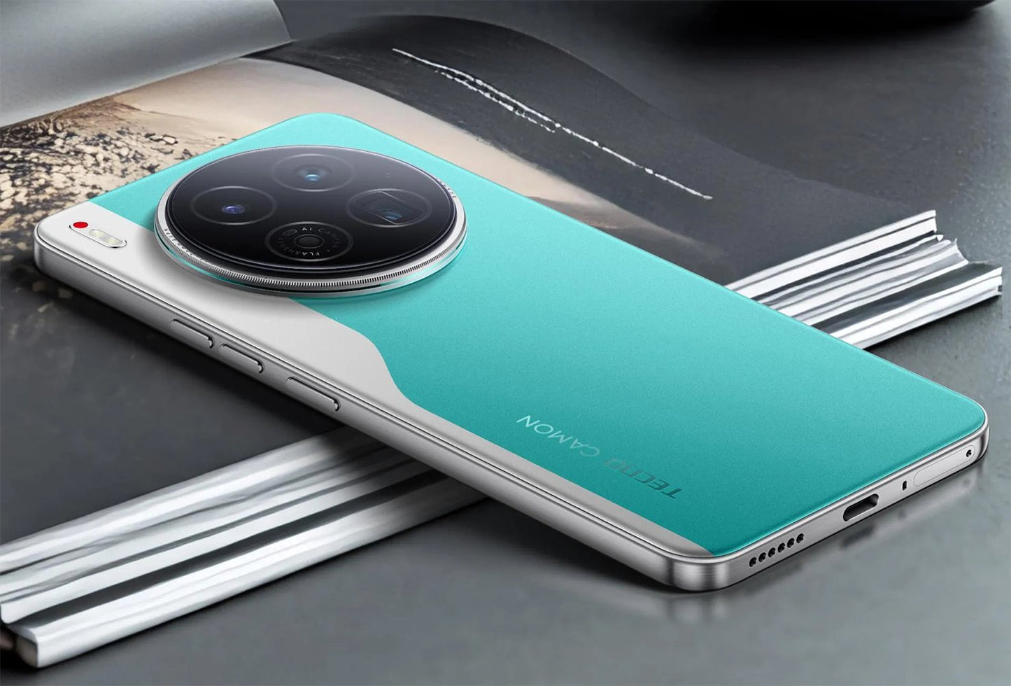 Tecno Camon 40 Premier 5G Neuf - 24 GB - 256 GB - 5100 mAh - Amoled - 50 Mpx - Avec Tecno Ai