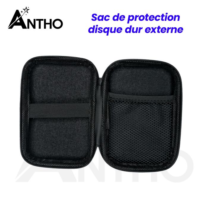 Sac De Protection  AnthoPour Disque Dur Externe - Neuf - Rouge