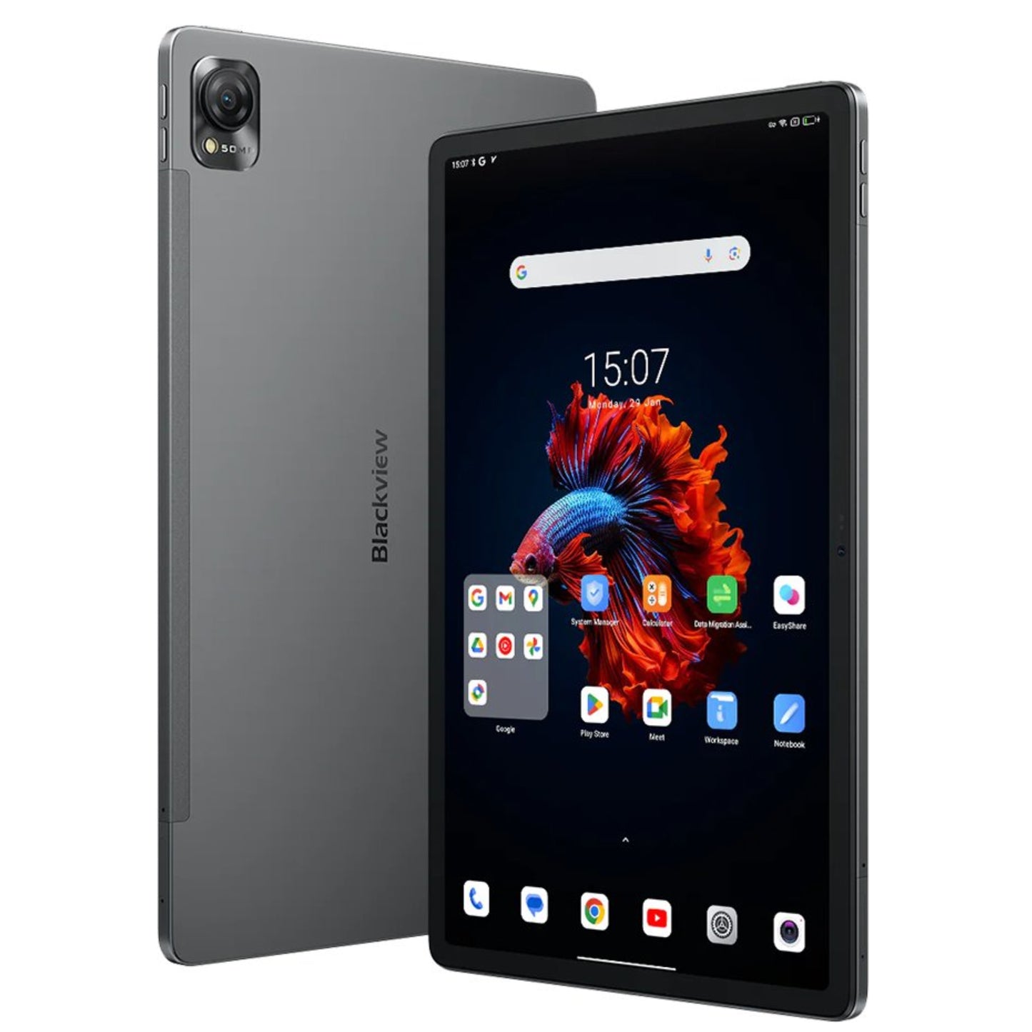 Tablette Blackview Mega 1 Neuve - 11'5 Pouces - 24 GB - 256 GB - Avec Stylet + Fourreau - 8800Mah