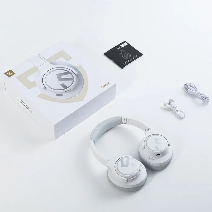 Casque Bluetooth SoundPEATS Space Neuf - Sans Fil - 123 Heures d'autonomie, avec Suppression de bruit
