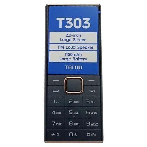 Bescla - TECNO T303 - 2.0" - 1150 mAh - Double SIM - Bluetooth - Lampe torche - Petit Téléphone Basique - Téléphone à Touche