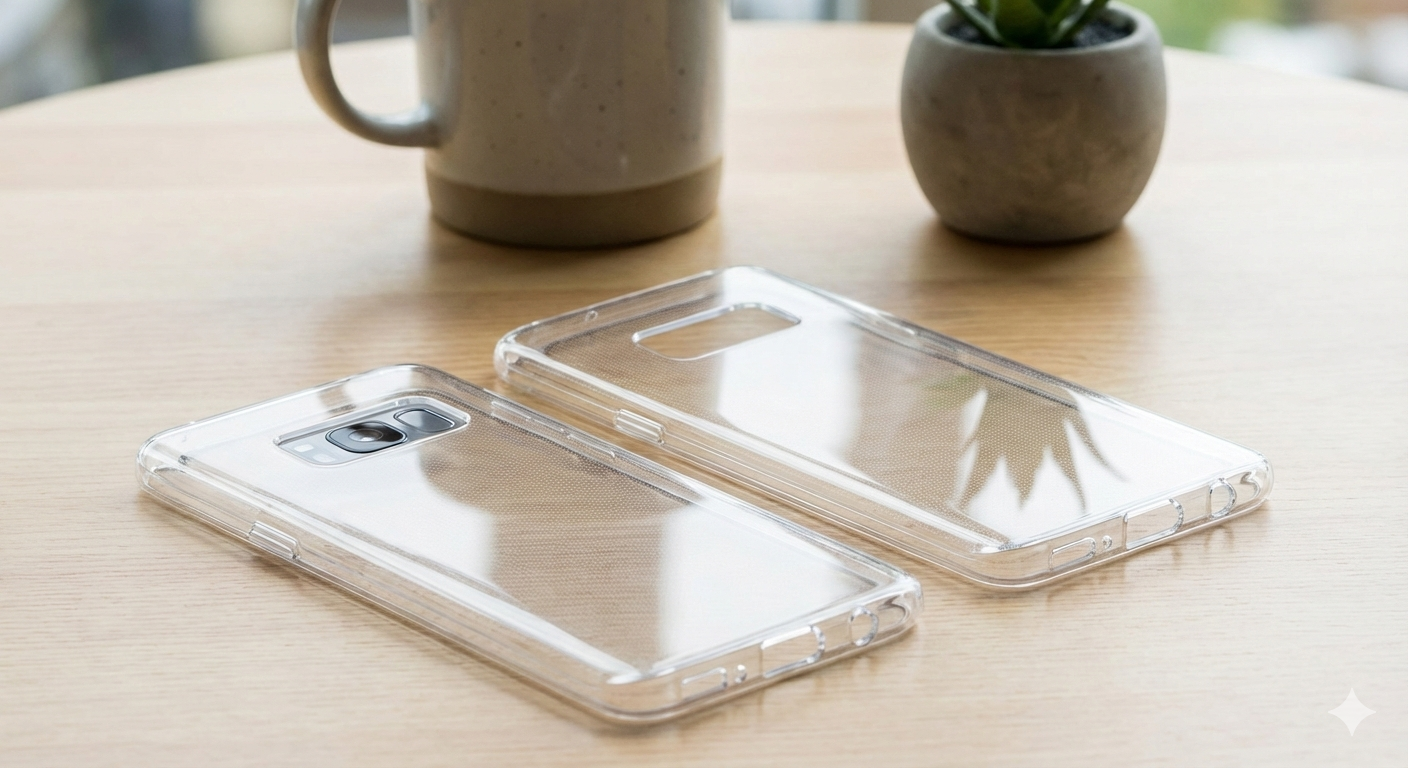 Étui Fourreau Coque Transparent Pour Samsung Série S8 , S8 Plus