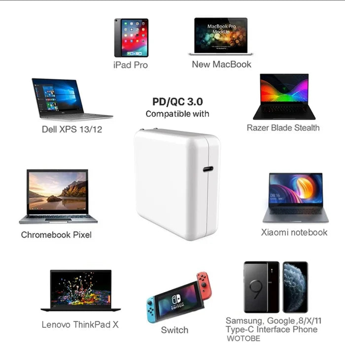 Chargeur Apple Neuf Original Magsafe 3, Boitier avec Cable USB-C Type C à Magsafe 3, Pour Macbook Pro 14, 16