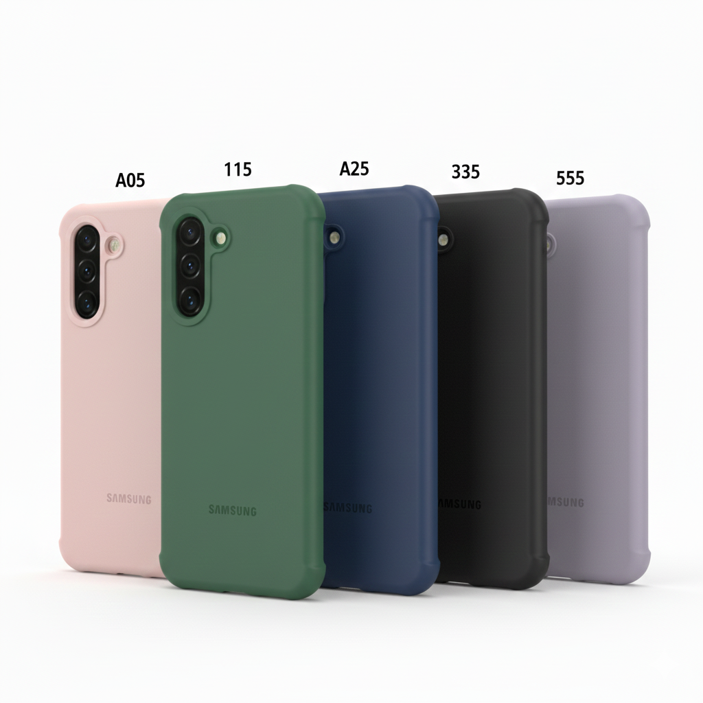 Étui Fourreau Coque Silicone Pour Samsung A05 , A15 , A25 , A35 , A55