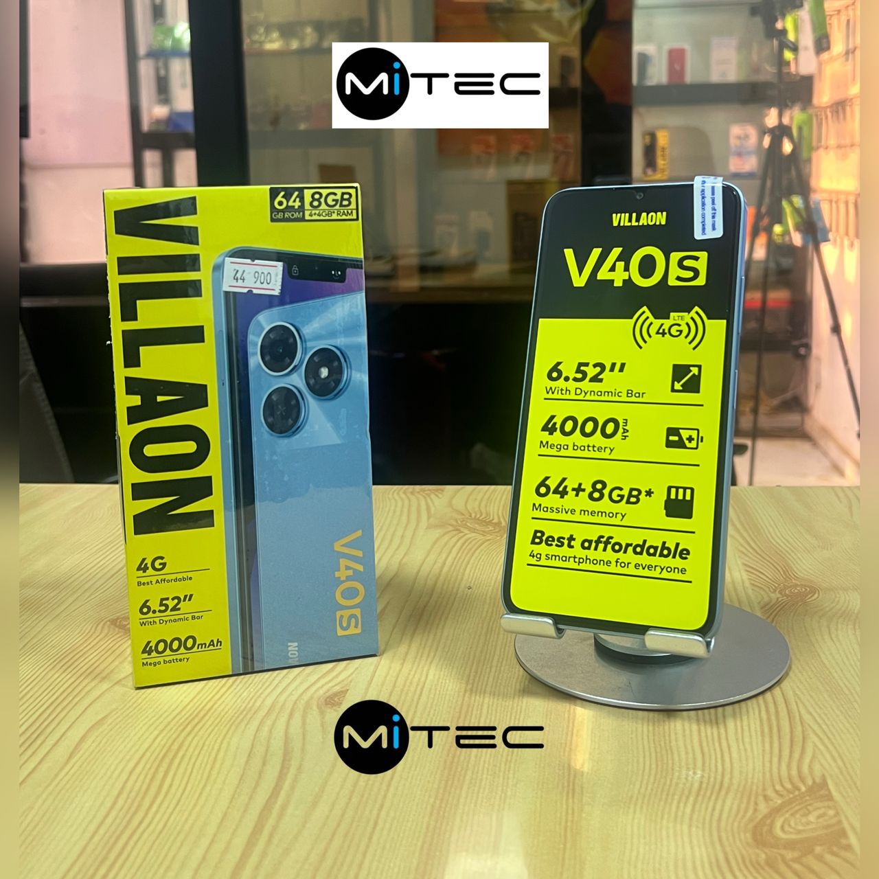 Villaon 40 S Neuf - 8 GB - 64 GB - 4000 mAh - 6'52 Pouces - Dual Sim 4G - Empreinte Digitale