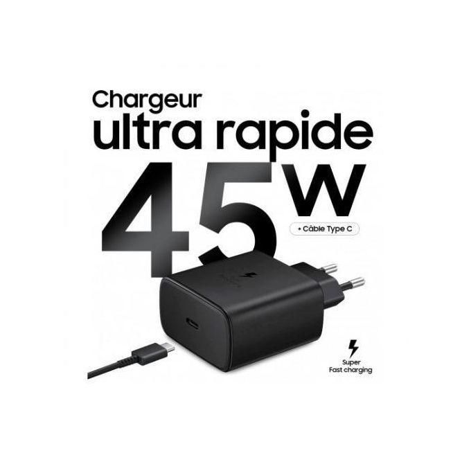 Chargeur Samsung Original 45W + Câble Type C