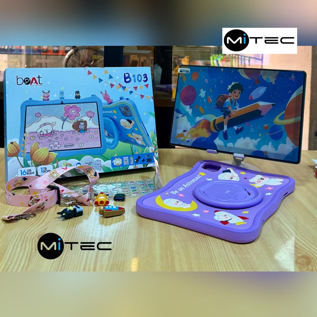 Tablette Éducative Boat B103 Neuve - 4 GB - 128 GB - Avec Puce - Avec Coque - 10'1 Pouces