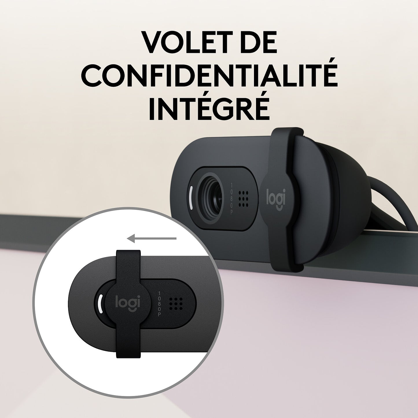 Webcam Logitech Brio 100 Full HD 1080p Neuve
