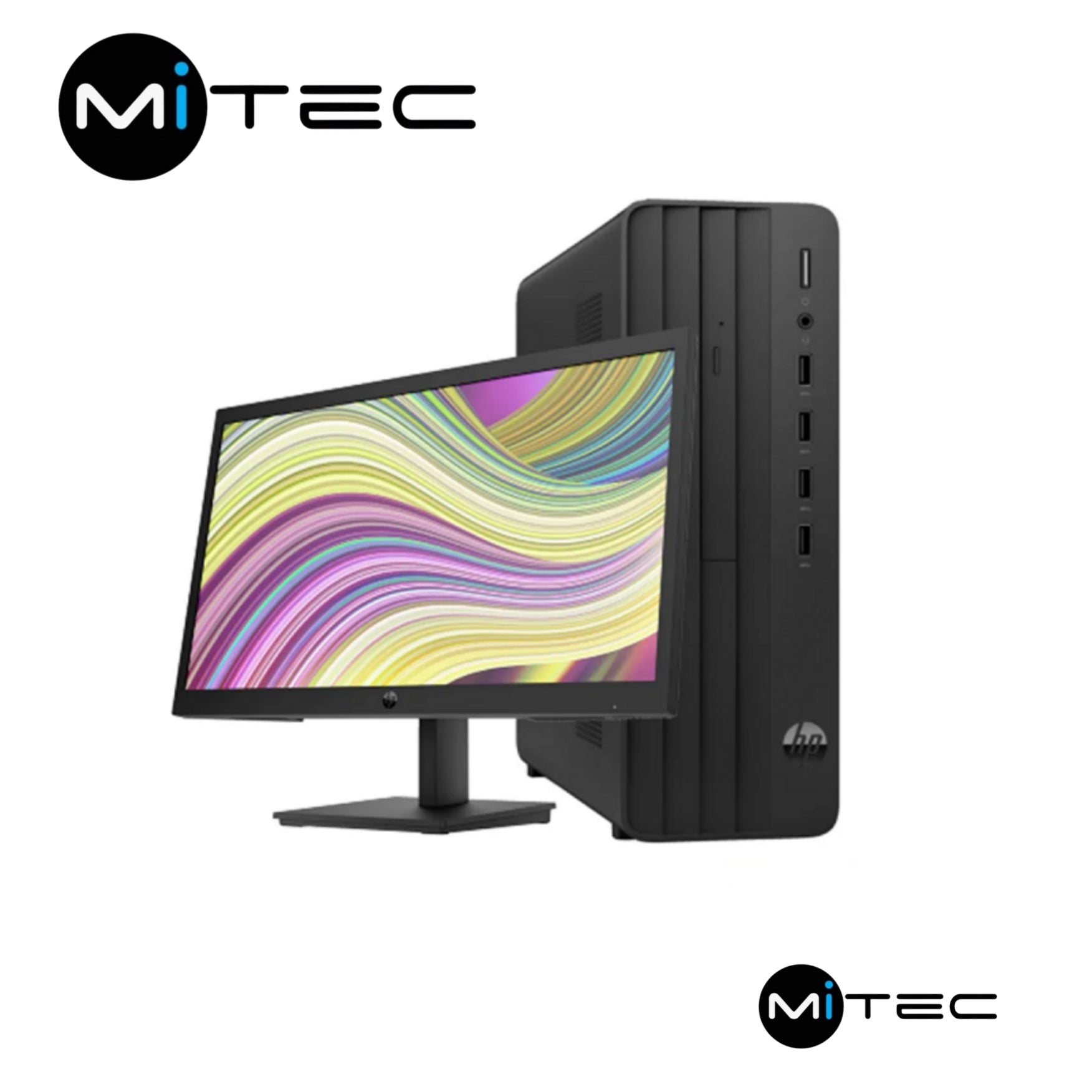 PC Bureau HP Complet – Tour + Écran 23″ – 4 Go RAM – Windows 7