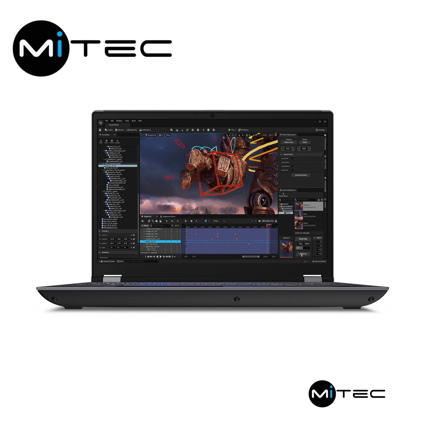 PC Portable Lenovo Thinkpad P16 Gen2 Neuf Core i9 - 32 GB - 1 Terra Ssd - Nvidia RTX 3050 ADA 12GB