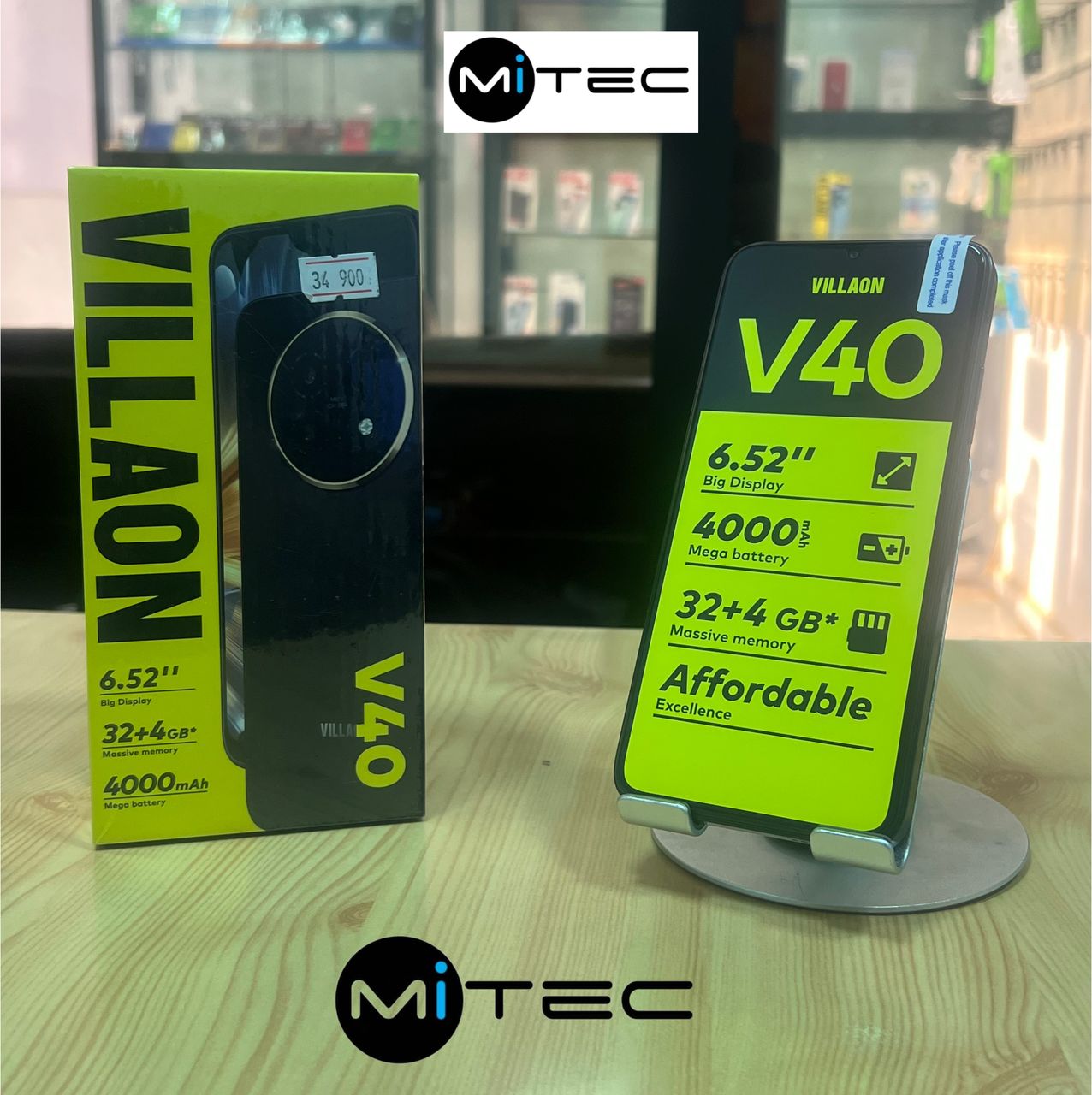 Villaon V40 Neuf - 4 GB - 32 GB - 4000 mAh - 6'52 Pouces - 8 Mpx