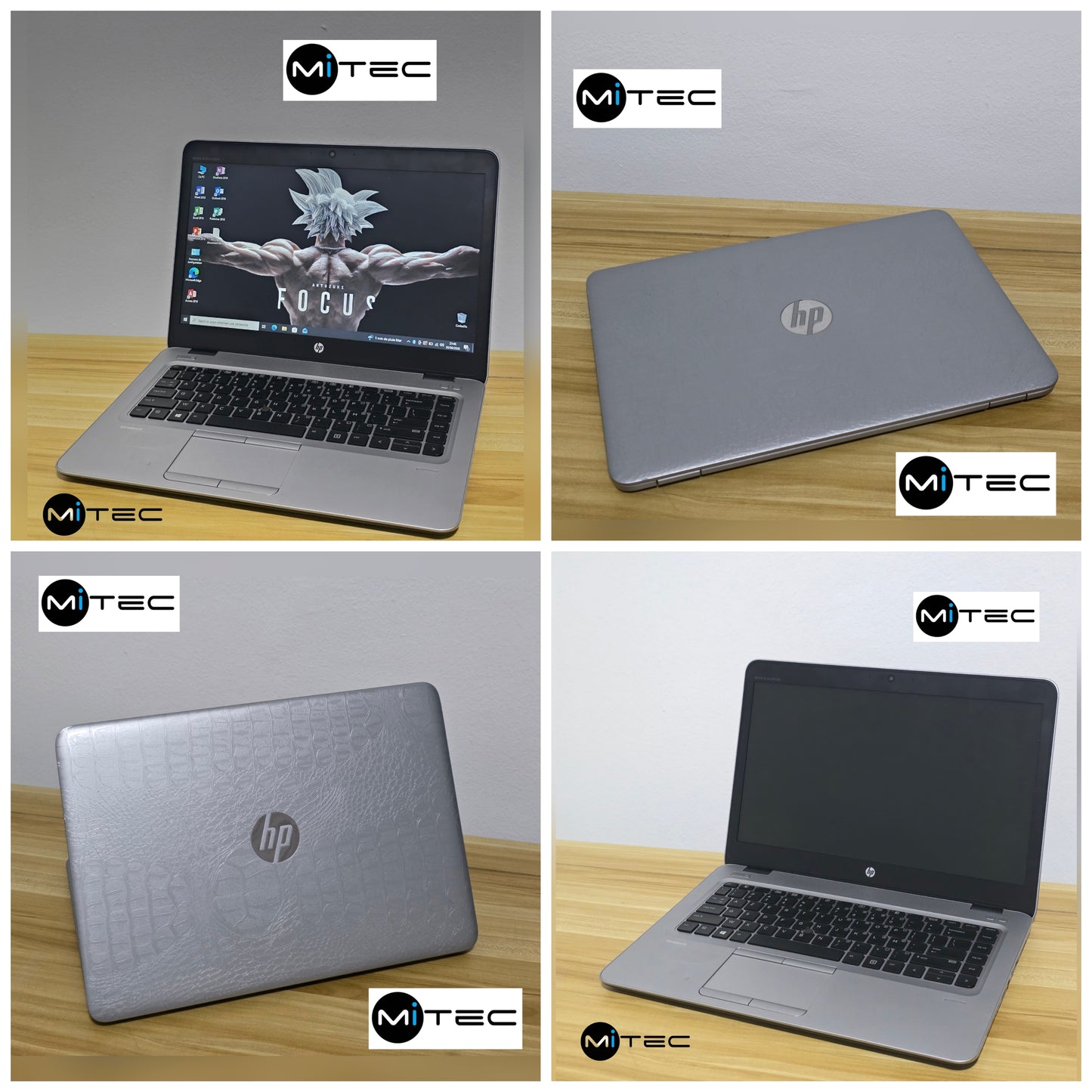 Pc Hp EliteBook 745 G3 Core i5 - 8 GB - Dual Disc Dur 500 GB Hdd + 128 GB Ssd - 14 Pouces - Clavier Rétro éclairé -Pack Office + Sac + Clé USB + Souris Offert