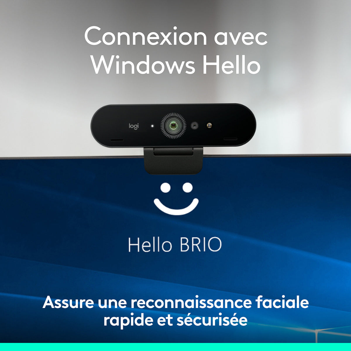 Webcam Logitech Brio 4K Ultra HD HDR Neuve