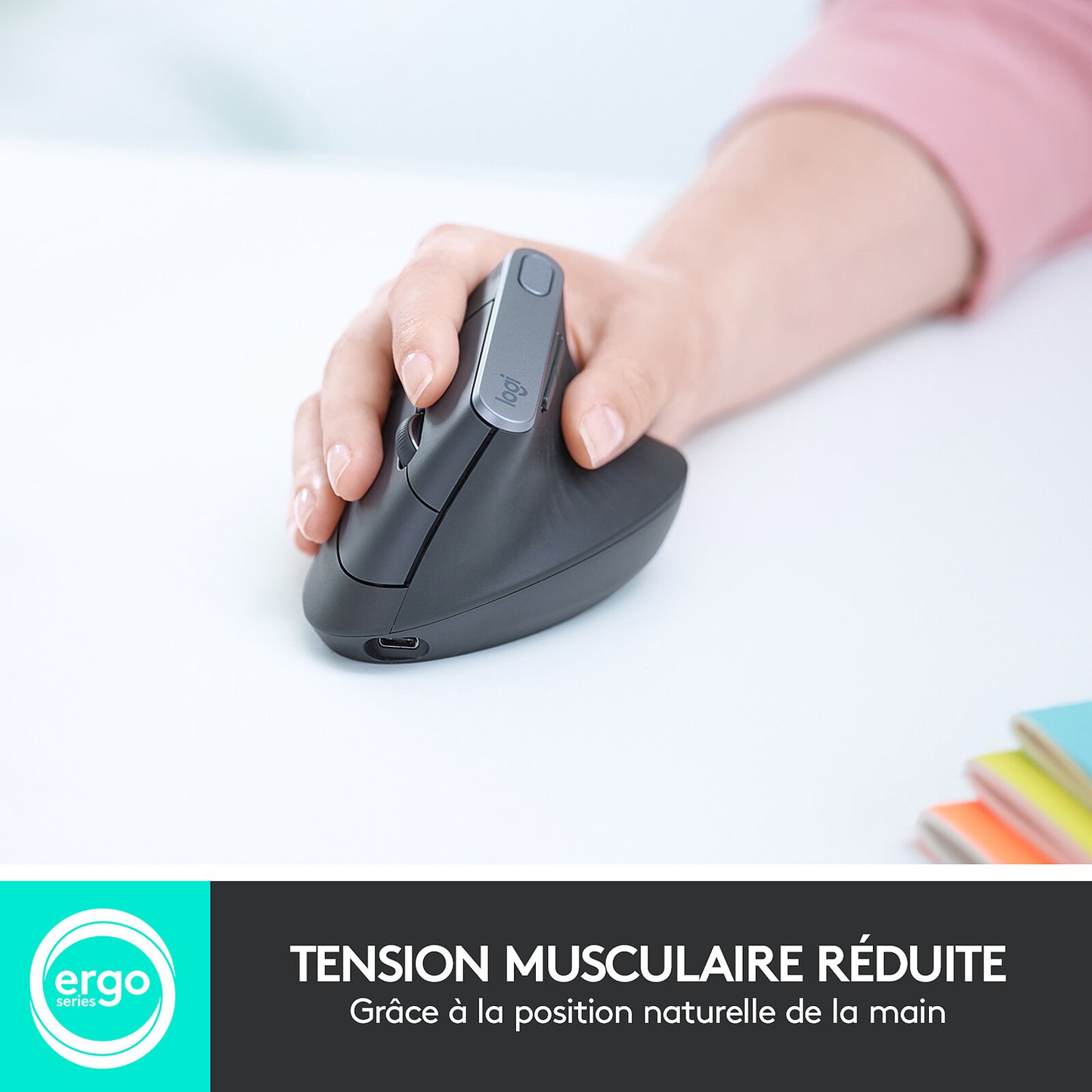 Logitech MX Vertical – Souris Ergonomique Sans Fil Neuve