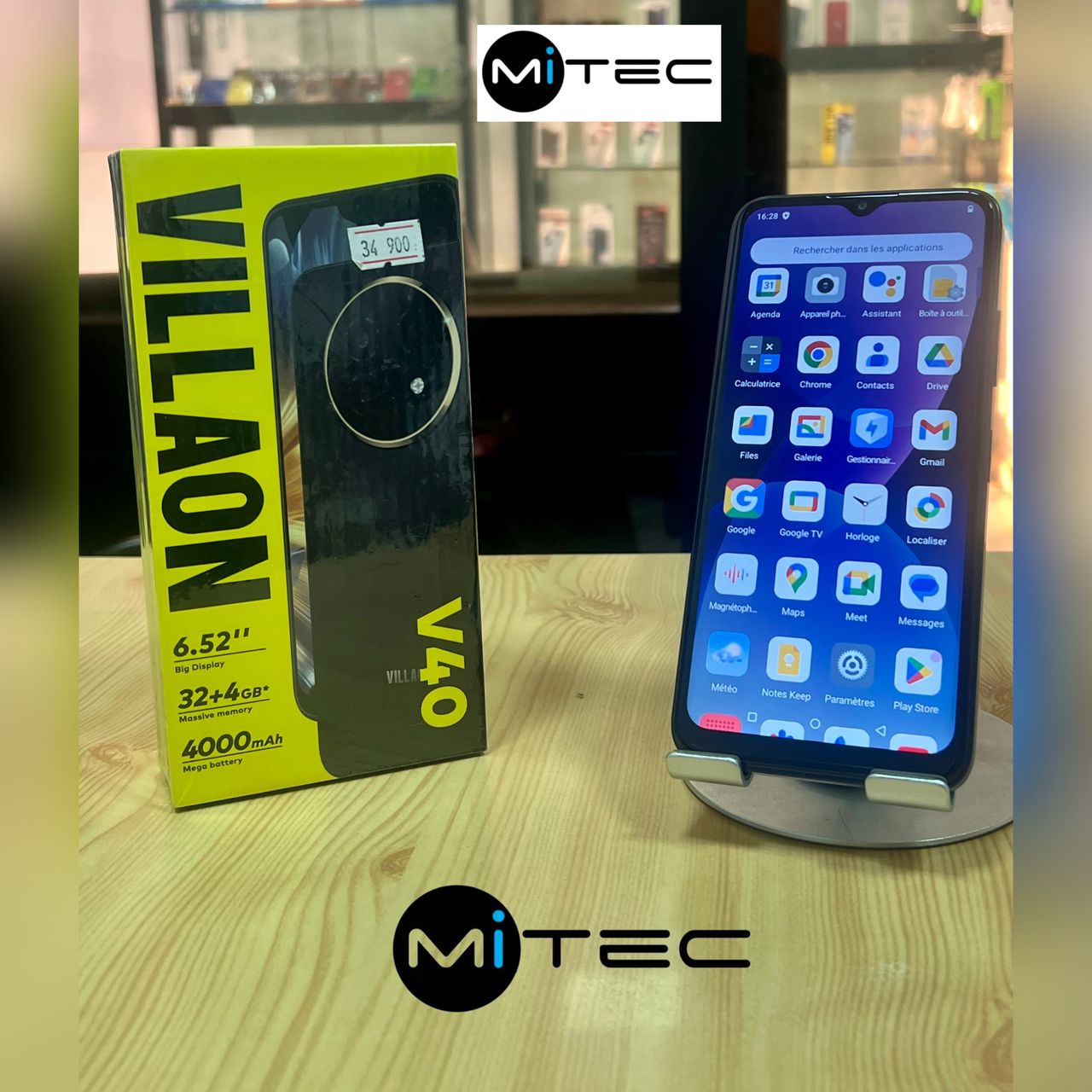 Villaon V40 Neuf - 4 GB - 32 GB - 4000 mAh - 6'52 Pouces - 8 Mpx