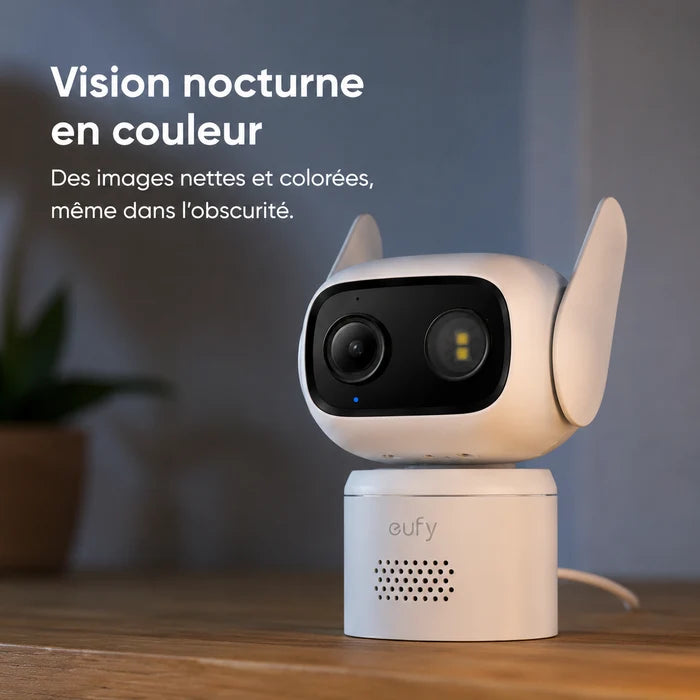 Caméra de Surveillance Neuf Filaire Eufy C31 – Vision Nocturne Couleur 24/7, Suivi IA 360°, IP66 - Ks