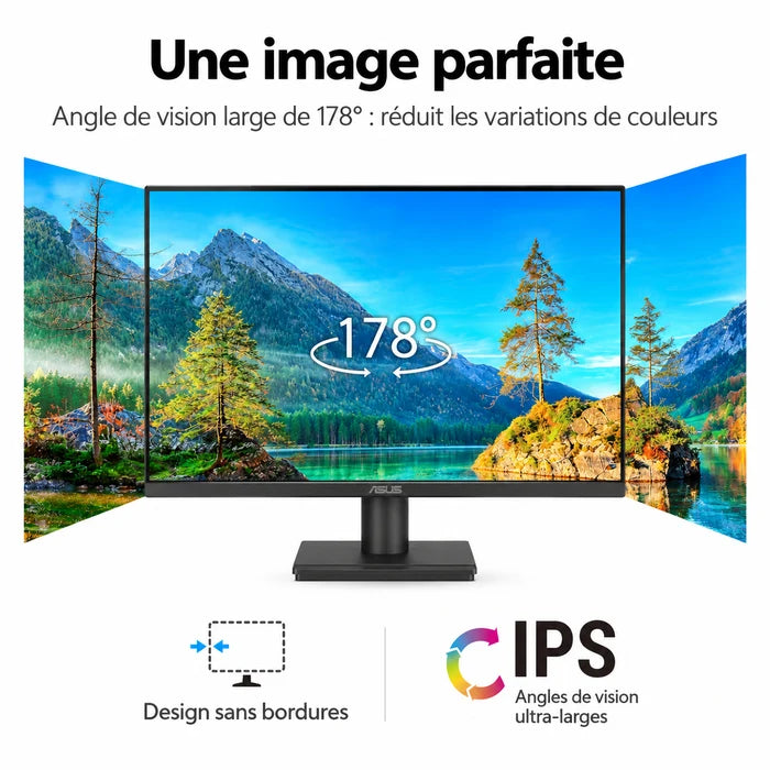Ecran Gaming ASUS VA279HG 27" Full HD IPS 120 Hz – 1 ms - 27 Pouces - Ks