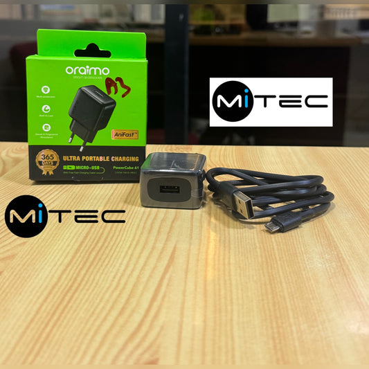Chargeur Oraimo  USB Vers Micro Usb ( Bout Androïde ) Neuf Original