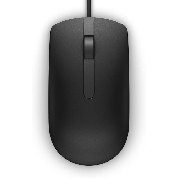 Souris Filaire Dell - MS116 USB – Souris Optique 1000 DPI avec Molette – Noir