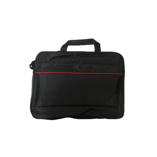 Sac pour pc portable Neuf - 15.6 Pouces - Noir Avec Trait Rouge