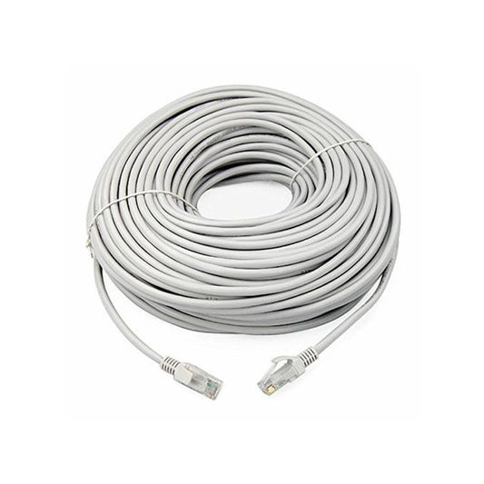 Câble Réseau Ethernet Cat 6E RJ45 15m - Blanc