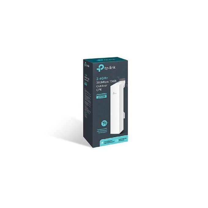 TP-Link CPE220 Point D'Accès Antenne Extérieur Wifi 2.4GHz 300Mbps 12DBi -