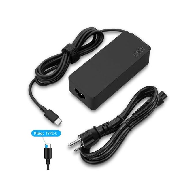Chargeur USB Type C 65w - Neuf - Pour Pc Lenovo, hp, dell, huawei Et Autres...20v 3.25a