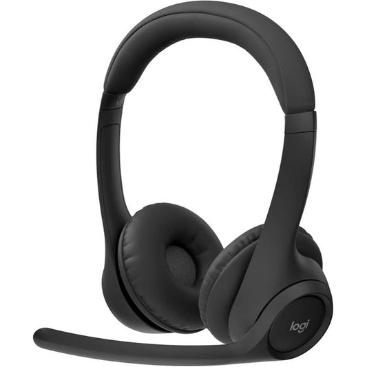 Casque Logitech Zone 300 Casque Bluetooth sans Fil avec Microphone Anti-Parasite, Compatible avec Windows, Mac, Chrome, Linux, iOS, iPadOS, Android - Noir