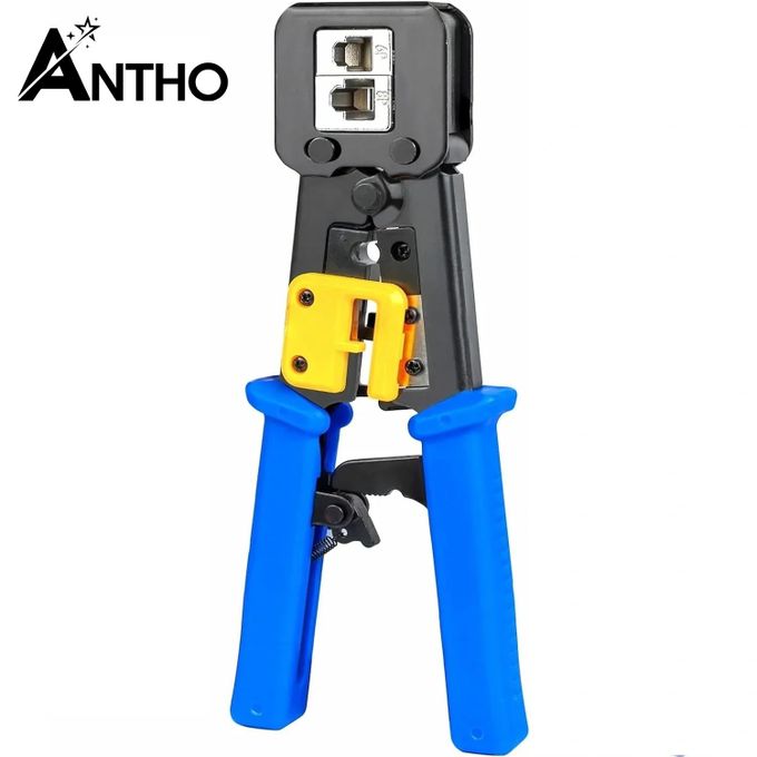 Pince à sertir ANTHO RJ-45 - RJ45 - RJ11 - RJ-11 - - Passthrough - Traversant & Normal - Professionnel - Solide