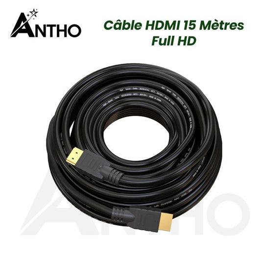 Câble ANTHO HDMI 15 Mètres 15M