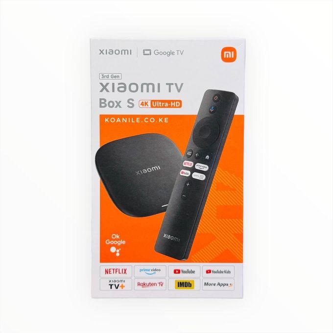 Xiaomi TV Box S (3rd Gen) - 3ieme Generation - 2GB - 32GB - 4K Ultra HD - Android - IP