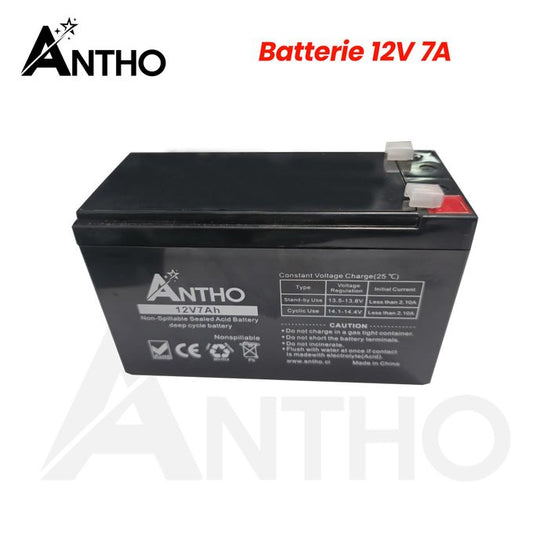 Boutique Officielle ANTHO Batterie Pour Onduleur 12V 7A
