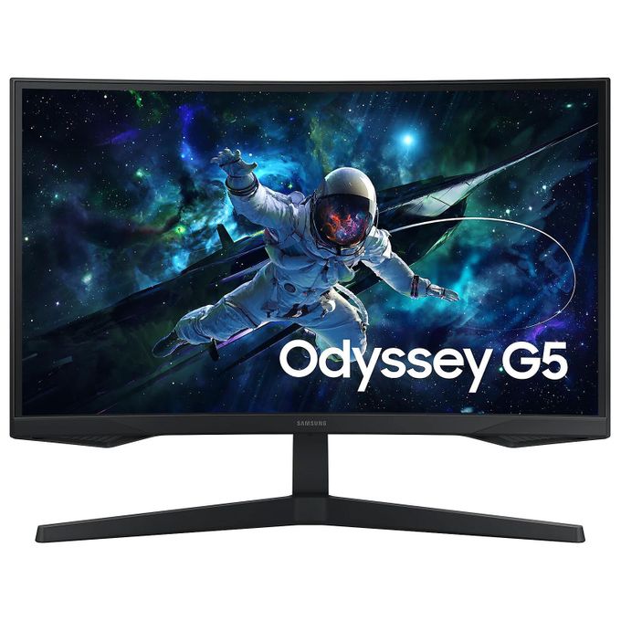 Ecran Samsung 32 Pouces LED - Odyssey G5 S32CG552EU - Ecran PC 2.5K - 2560 x 1440 pixels - 1 ms (MRPT) - 16/9 - Dalle VA incurvée - 165 Hz - HDR10 - FreeSync - HDMI/DisplayPort - Noir