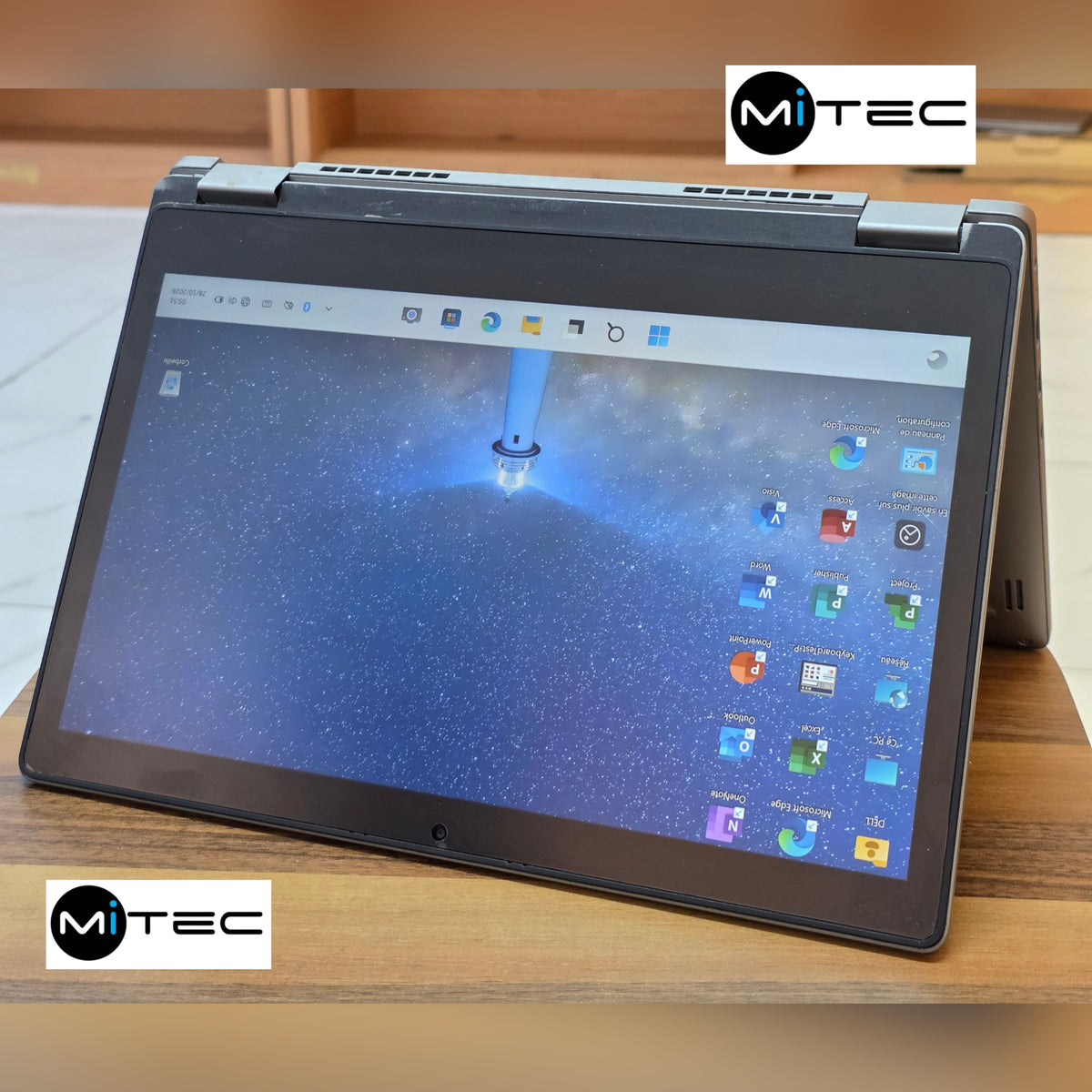 Pc Dell  3310 Core i5 - Écran Tactile Pliable - 13'3 Pouces - 8 GB Ram - 256 GB Ssd - Sac + Clé USB + Souris Offert