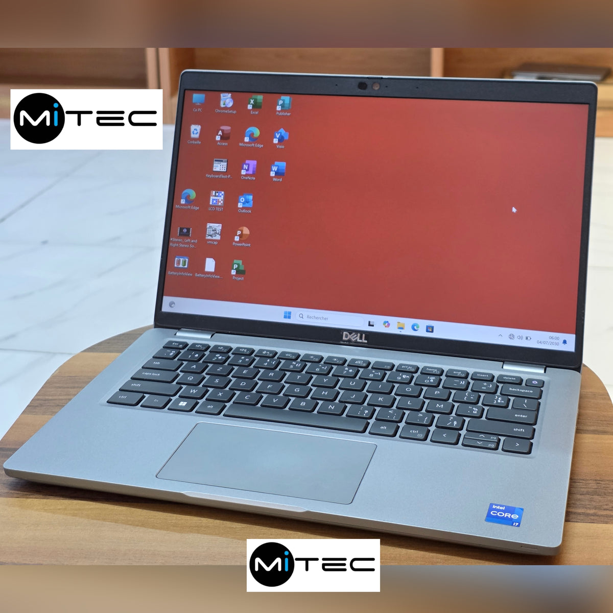 Pc Dell 5430 Core i7 - 14 Pouces - 12ème Gén - 16 GB Ram - 512 GB Ssd - Sac + Clé USB + Souris Offert