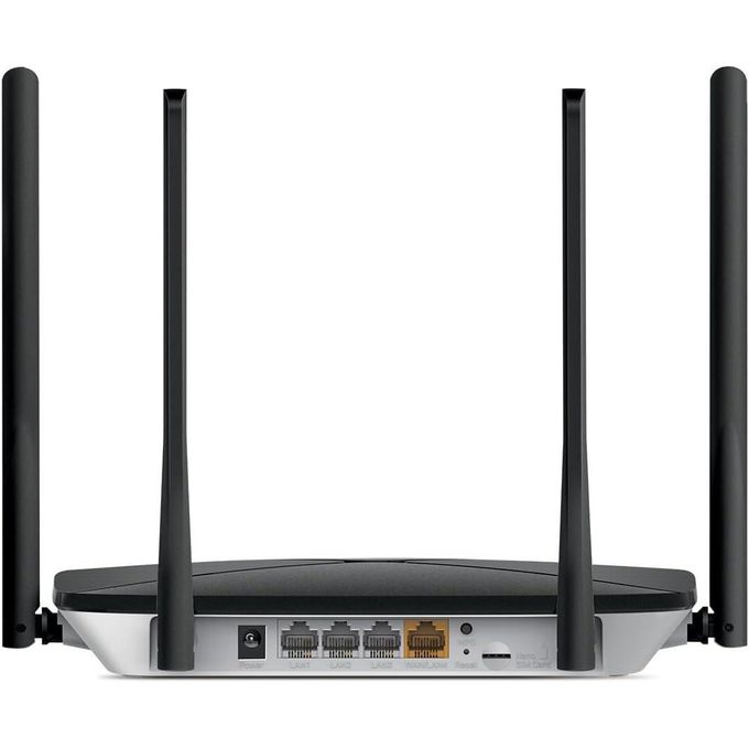 TP-Link Routeur 4G LTE - Mercusys MB115-4G , WiFi 300 Mbps en 2.4 Ghz, Carte SIM Nano, 4 Antennes Puissantes, Jusqu’à 32 Appareils, Mode routeur Via 4 Ports WAN/LAN, Compatible Multi-Opérateurs