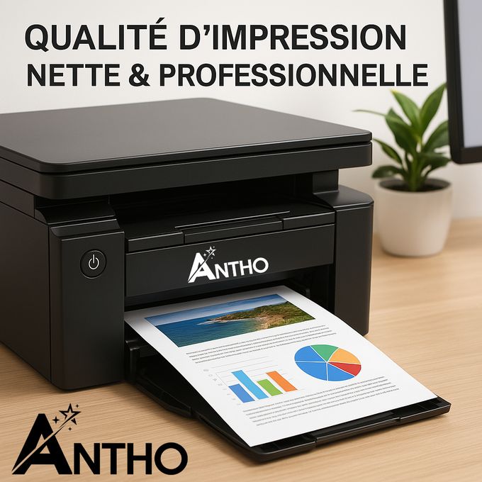 Tambour Compatible 19A ANTHO  - CF219A - Ant - Noir
