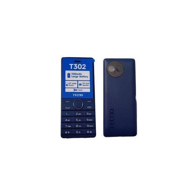 Bescla Tecno T302 - 2"  - 2 Puces - Batterie 1150mAh - Torche - Petit Téléphone Basique - Téléphone à Touche