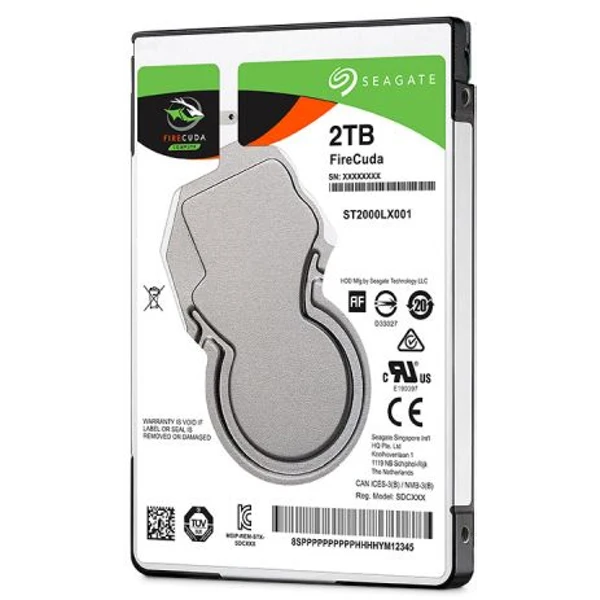 Disque Dur Interne 2 Tera GB HDD - 2"5 - Seagate interne Slim - 2000 GB HDD