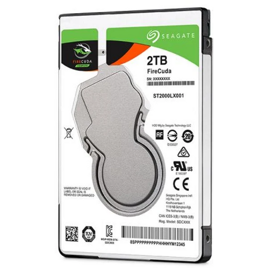 Disque Dur Interne 2 Tera GB HDD - 2"5 - Seagate interne Slim - 2000 GB HDD