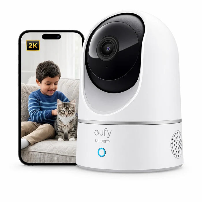 Caméra de Surveillance Neuve Intelligente Eufy 2K 360° avec Détection IA E220