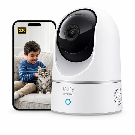 Caméra de Surveillance Neuve Intelligente Eufy 2K 360° avec Détection IA E220