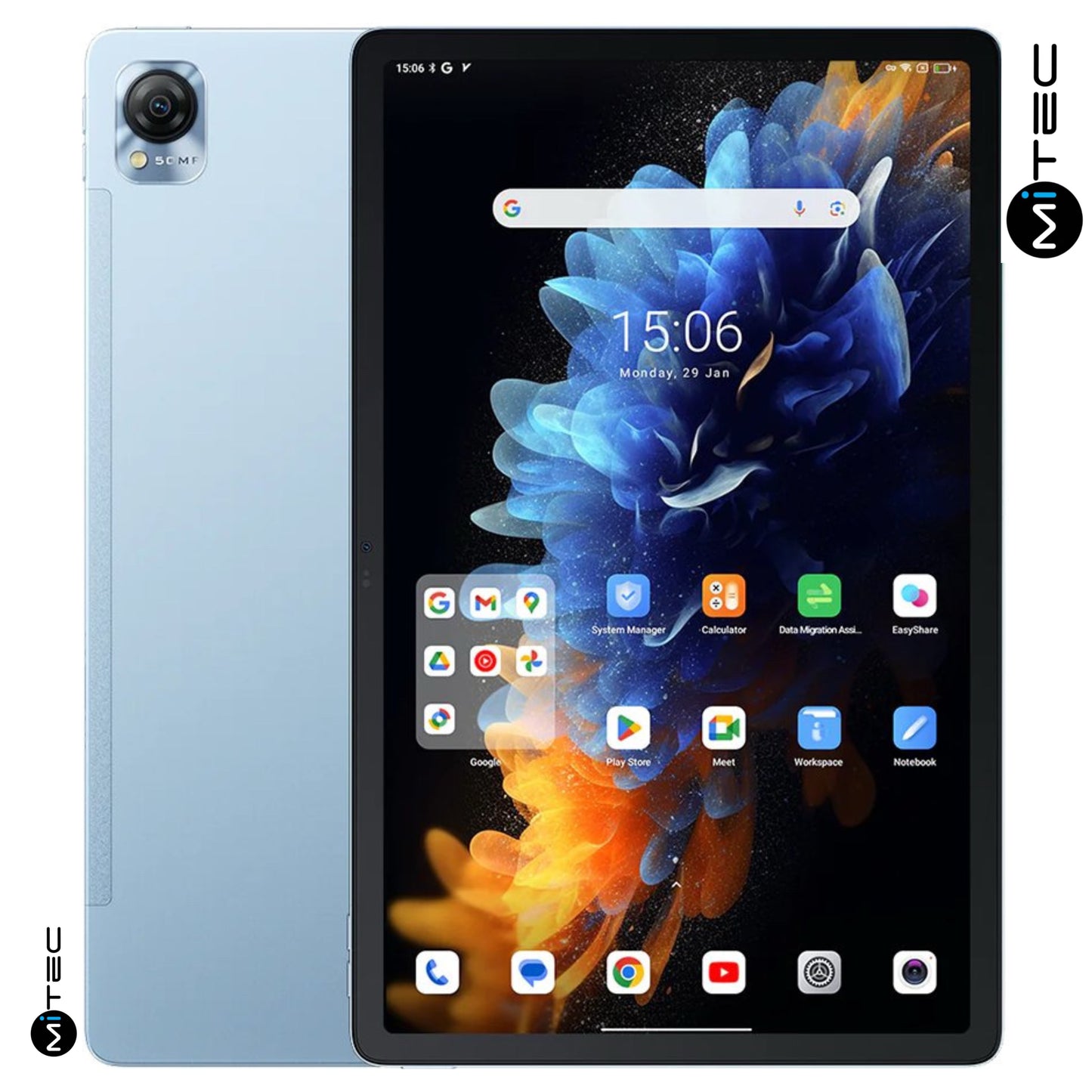 Tablette Blackview Mega 1 Neuve - 11'5 Pouces - 24 GB - 256 GB - Avec Stylet + Fourreau - 8800Mah